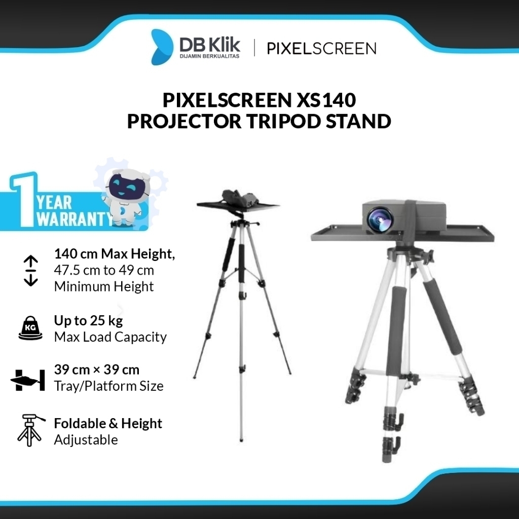 Tripod Projector Pixelscreen XS140
