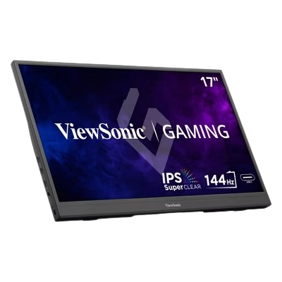 VIEWSONIC VX1754 Monitor Gaming Portable 17" IPS FHD 144Hz 4ms AMD FreeSync Built in Speaker Mini HDMI USB-C