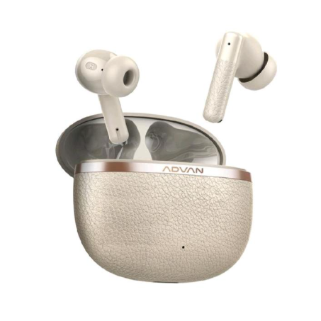 ADVAN Echo ANC TWS Earbuds Bluetooth - Cream